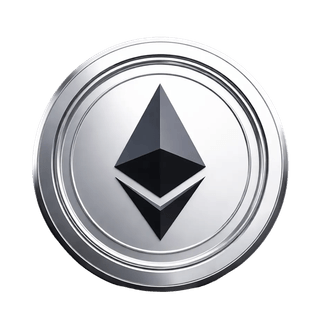 Lebegő grafikai elem, amely Ethereum (ETH) érmét ábrázol